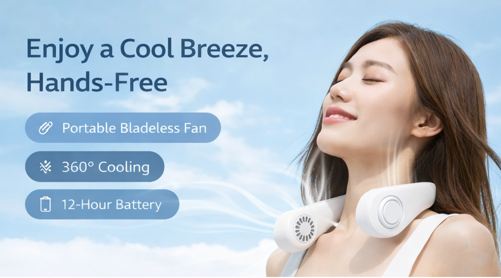 Portable Bladeless Neck Fan Pro